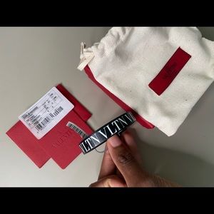 Valentino leather bracelet